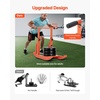 image:imageVEVOR Football Sleds and Chutes Weight Sled Football Training Pull Push Running Sled Fitness Workout Sled Push Gym Equipment Adjustable Height Handle Compatible 12 in Weight PlatesTHandle Orange