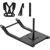 image:imageVEVOR Football Sleds and Chutes Weight Sled Football Training Pull Push Running Sled Fitness Workout Sled Push Gym Equipment Adjustable Height Handle Compatible 12 in Weight PlatesDragging