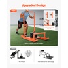 image:imageVEVOR Football Sleds and Chutes Weight Sled Football Training Pull Push Running Sled Fitness Workout Sled Push Gym Equipment Adjustable Height Handle Compatible 12 in Weight PlatesMulti HandleOR