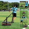 image:imageVEVOR Football Sleds and Chutes Weight Sled Football Training Pull Push Running Sled Fitness Workout Sled Push Gym Equipment Adjustable Height Handle Compatible 12 in Weight Plates360 Rotation