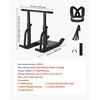 image:imageVEVOR Football Sleds and Chutes Weight Sled Football Training Pull Push Running Sled Fitness Workout Sled Push Gym Equipment Adjustable Height Handle Compatible 12 in Weight PlatesTHandle Black