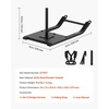 image:imageVEVOR Football Sleds and Chutes Weight Sled Football Training Pull Push Running Sled Fitness Workout Sled Push Gym Equipment Adjustable Height Handle Compatible 12 in Weight PlatesDragging
