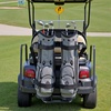 image:imageVEVOR Golf Cart Bag Holder Compatible with Yamaha EZGO Club Car Rear Seat Grab Bar Most Golf Carts SpaceSaving Carbon Steel Bag Holder Bracket NoDrilling Installation Black