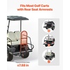 image:imageVEVOR Golf Cart Bag Holder Compatible with Yamaha EZGO Club Car Rear Seat Grab Bar Most Golf Carts SpaceSaving Carbon Steel Bag Holder Bracket NoDrilling Installation Black