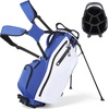 image:imageVEVOR Golf Cart Bag Top Divider Organizer Upgrated Golf Club Bag with Shoulder Straps Support Legs Rain Hood Storage Pockets Lightweight Polyester for Men amp WomenBlue