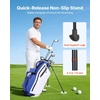 image:imageVEVOR Golf Cart Bag Top Divider Organizer Upgrated Golf Club Bag with Shoulder Straps Support Legs Rain Hood Storage Pockets Lightweight Polyester for Men amp WomenBlue