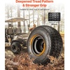 image:imageVEVOR Golf Cart Wheels 12 20x1012 Black Aluminum Alloy Golf Cart Tires and Wheels Combo Set of 4 Fit Club Car EZGO Yamaha 4 Ply Rubber 4Lug Lawn Mower Tires amp Rims 800 lbs Load AllTerrain18x858