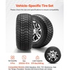 image:imageVEVOR Golf Cart Wheels 12 20x1012 Black Aluminum Alloy Golf Cart Tires and Wheels Combo Set of 4 Fit Club Car EZGO Yamaha 4 Ply Rubber 4Lug Lawn Mower Tires amp Rims 800 lbs Load AllTerrain2055010