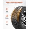 image:imageVEVOR Golf Cart Wheels 12 20x1012 Black Aluminum Alloy Golf Cart Tires and Wheels Combo Set of 4 Fit Club Car EZGO Yamaha 4 Ply Rubber 4Lug Lawn Mower Tires amp Rims 800 lbs Load AllTerrain2055010
