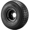 image:imageVEVOR Golf Cart Wheels 12 20x1012 Black Aluminum Alloy Golf Cart Tires and Wheels Combo Set of 4 Fit Club Car EZGO Yamaha 4 Ply Rubber 4Lug Lawn Mower Tires amp Rims 800 lbs Load AllTerrain18x858