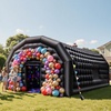 image:imageVEVOR Inflatable Nightclub 164 x 131 x 125 ft Inflatable Party Tent with 680W Blower amp Sandbag Ventilated Blow up Night Club with 2 Windows Air Cube House for Event Birthday Wedding PartyBlack