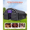 image:imageVEVOR Inflatable Nightclub 164 x 131 x 125 ft Inflatable Party Tent with 680W Blower amp Sandbag Ventilated Blow up Night Club with 2 Windows Air Cube House for Event Birthday Wedding PartyBlack