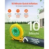 image:imageVEVOR Inflatable Nightclub 164 x 131 x 125 ft Inflatable Party Tent with 680W Blower amp Sandbag Ventilated Blow up Night Club with 2 Windows Air Cube House for Event Birthday Wedding PartyBlack