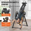 image:imageVEVOR Inversion Table 300lbs Capacity Heavy Duty Inversion Table Decompression Back Stretcher Machine Strength Training Equipment with Headrest Ankle Lock Adjustable Protective BeltOrangeBlack