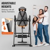 image:imageVEVOR Inversion Table 300lbs Capacity Heavy Duty Inversion Table Decompression Back Stretcher Machine Strength Training Equipment with Headrest Ankle Lock Adjustable Protective BeltOrangeBlack