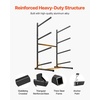 image:imageVEVOR Kayak Storage Rack for 4 Kayaks Holds 220 lbs Heavy Duty Freestanding Stand for Indoor Outdoor Garage Shed Dock Storage Rack Stand Holder for Canoe Small Boat SUP Surfboard amp PaddleboardStand4 KayaksBlack