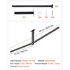 image:imageVEVOR Kayak Storage Rack for 4 Kayaks Holds 220 lbs Heavy Duty Freestanding Stand for Indoor Outdoor Garage Shed Dock Storage Rack Stand Holder for Canoe Small Boat SUP Surfboard amp PaddleboardCeiling  Black