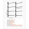 image:imageVEVOR Kayak Storage Rack for 4 Kayaks Holds 220 lbs Heavy Duty Freestanding Stand for Indoor Outdoor Garage Shed Dock Storage Rack Stand Holder for Canoe Small Boat SUP Surfboard amp PaddleboardWall Mount4 KayaksBlack