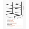 image:imageVEVOR Kayak Storage Rack for 4 Kayaks Holds 220 lbs Heavy Duty Freestanding Stand for Indoor Outdoor Garage Shed Dock Storage Rack Stand Holder for Canoe Small Boat SUP Surfboard amp PaddleboardStand3 KayaksBlack
