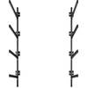 image:imageVEVOR Kayak Storage Rack for 4 Kayaks Holds 220 lbs Heavy Duty Freestanding Stand for Indoor Outdoor Garage Shed Dock Storage Rack Stand Holder for Canoe Small Boat SUP Surfboard amp PaddleboardWall Mount4 KayaksBlack