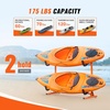 image:imageVEVOR Kayak Storage Rack for 4 Kayaks Holds 220 lbs Heavy Duty Freestanding Stand for Indoor Outdoor Garage Shed Dock Storage Rack Stand Holder for Canoe Small Boat SUP Surfboard amp PaddleboardFreestanding2 KayaksOrangeUpdated