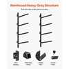image:imageVEVOR Kayak Storage Rack for 4 Kayaks Holds 220 lbs Heavy Duty Freestanding Stand for Indoor Outdoor Garage Shed Dock Storage Rack Stand Holder for Canoe Small Boat SUP Surfboard amp PaddleboardWall Mount4 KayaksBlack