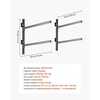 image:imageVEVOR Kayak Storage Rack for 4 Kayaks Holds 220 lbs Heavy Duty Freestanding Stand for Indoor Outdoor Garage Shed Dock Storage Rack Stand Holder for Canoe Small Boat SUP Surfboard amp PaddleboardWall Mount2 KayaksBlack