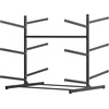 image:imageVEVOR Kayak Storage Rack for 4 Kayaks Holds 220 lbs Heavy Duty Freestanding Stand for Indoor Outdoor Garage Shed Dock Storage Rack Stand Holder for Canoe Small Boat SUP Surfboard amp PaddleboardStand6 KayaksBlack