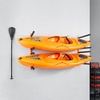 image:imageVEVOR Kayak Storage Rack for 4 Kayaks Holds 220 lbs Heavy Duty Freestanding Stand for Indoor Outdoor Garage Shed Dock Storage Rack Stand Holder for Canoe Small Boat SUP Surfboard amp PaddleboardWall Mount4 KayaksOrangeUpdated