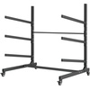 image:imageVEVOR Kayak Storage Rack for 4 Kayaks Holds 220 lbs Heavy Duty Freestanding Stand for Indoor Outdoor Garage Shed Dock Storage Rack Stand Holder for Canoe Small Boat SUP Surfboard amp PaddleboardStand3 KayaksBlack