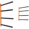 image:imageVEVOR Kayak Storage Rack for 4 Kayaks Holds 220 lbs Heavy Duty Freestanding Stand for Indoor Outdoor Garage Shed Dock Storage Rack Stand Holder for Canoe Small Boat SUP Surfboard amp PaddleboardWall Mount4 KayaksOrangeUpdated