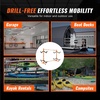 image:imageVEVOR Kayak Storage Rack for 4 Kayaks Holds 220 lbs Heavy Duty Freestanding Stand for Indoor Outdoor Garage Shed Dock Storage Rack Stand Holder for Canoe Small Boat SUP Surfboard amp PaddleboardFreestanding4 KayaksOrangeUpdated