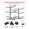 image:imageVEVOR Kayak Storage Rack for 4 Kayaks Holds 220 lbs Heavy Duty Freestanding Stand for Indoor Outdoor Garage Shed Dock Storage Rack Stand Holder for Canoe Small Boat SUP Surfboard amp PaddleboardStand6 KayaksBlack