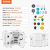 image:imageVEVOR Kids Kitchen Playset 3in1 Toddler Kitchen with Simulated Spray Sounds and Lights Play Kitchen Set with 74 PCS Cooking Accessory Set for Toddlers Preschoolers Children Ages 38 PinkWhite