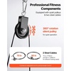 image:imageVEVOR LAT Pulldown Attachments Cable Machine Rowing Tbar Vbar Tricep Pull Down Bar Back Strength Training Rubber Coated Handle Grip Bicep Curl Tricep LAT Pulldown Bar for Home Gym FitnessSet with 2 Bars