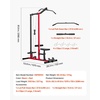 image:imageVEVOR LAT Pulldown Attachments Cable Machine Rowing Tbar Vbar Tricep Pull Down Bar Back Strength Training Rubber Coated Handle Grip Bicep Curl Tricep LAT Pulldown Bar for Home Gym Fitness2in1 LAT Pulldown