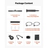 image:imageVEVOR LAT Pulldown Attachments Cable Machine Rowing Tbar Vbar Tricep Pull Down Bar Back Strength Training Rubber Coated Handle Grip Bicep Curl Tricep LAT Pulldown Bar for Home Gym FitnessSet with 1 Bar