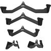 image:imageVEVOR LAT Pulldown Attachments Cable Machine Rowing Tbar Vbar Tricep Pull Down Bar Back Strength Training Rubber Coated Handle Grip Bicep Curl Tricep LAT Pulldown Bar for Home Gym Fitness5PCS A