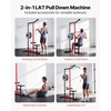 image:imageVEVOR LAT Pulldown Attachments Cable Machine Rowing Tbar Vbar Tricep Pull Down Bar Back Strength Training Rubber Coated Handle Grip Bicep Curl Tricep LAT Pulldown Bar for Home Gym Fitness2in1 LAT Pulldown