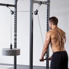 image:imageVEVOR LAT Pulldown Attachments Cable Machine Rowing Tbar Vbar Tricep Pull Down Bar Back Strength Training Rubber Coated Handle Grip Bicep Curl Tricep LAT Pulldown Bar for Home Gym FitnessSet with 2 Bars