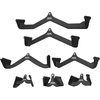 image:imageVEVOR LAT Pulldown Attachments Cable Machine Rowing Tbar Vbar Tricep Pull Down Bar Back Strength Training Rubber Coated Handle Grip Bicep Curl Tricep LAT Pulldown Bar for Home Gym Fitness7PCS
