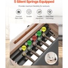 image:imageVEVOR Pilates Reformer Foldable Suitable for Intermediate and Beginners Users Pilates Equipment for Home Gym Studio Use with 4 Adjustable Resistance Spring Up to 400 LBSNatural wood color