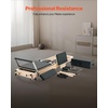 image:imageVEVOR Pilates Reformer Foldable Suitable for Intermediate and Beginners Users Pilates Equipment for Home Gym Studio Use with 4 Adjustable Resistance Spring Up to 400 LBSNatural wood color
