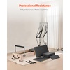 image:imageVEVOR Pilates Reformer Foldable Suitable for Intermediate and Beginners Users Pilates Equipment for Home Gym Studio Use with 4 Adjustable Resistance Spring Up to 400 LBSwood color