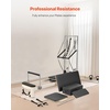 image:imageVEVOR Pilates Reformer Foldable Suitable for Intermediate and Beginners Users Pilates Equipment for Home Gym Studio Use with 4 Adjustable Resistance Spring Up to 400 LBSWhite