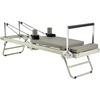 image:imageVEVOR Pilates Reformer Foldable Suitable for Intermediate and Beginners Users Pilates Equipment for Home Gym Studio Use with 4 Adjustable Resistance Spring Up to 400 LBSGrey