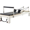 image:imageVEVOR Pilates Reformer Foldable Suitable for Intermediate and Beginners Users Pilates Equipment for Home Gym Studio Use with 4 Adjustable Resistance Spring Up to 400 LBSBlack