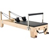 image:imageVEVOR Pilates Reformer Foldable Suitable for Intermediate and Beginners Users Pilates Equipment for Home Gym Studio Use with 4 Adjustable Resistance Spring Up to 400 LBSNatural wood color