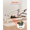 image:imageVEVOR Pilates Reformer Foldable Suitable for Intermediate and Beginners Users Pilates Equipment for Home Gym Studio Use with 4 Adjustable Resistance Spring Up to 400 LBSBlack