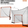 image:imageVEVOR Portable Lacrosse Goal  Complete Training Accessory Set with Extended Coverage for Youth and Adults12 x 9 No Goal